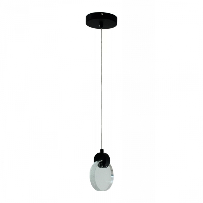 Pendente Skylight Sand Preto 3 watts 3000K Ø110X150mm Bivolt SKY-3051PT
