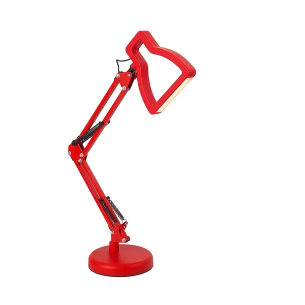 Luminária de Mesa GMH 3D Lamp Vermelho 5 watts 3 cores Dimerizável 660X400mm Bivolt 3D-VERMELHO