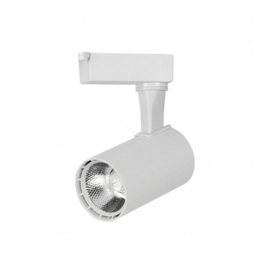 Spot para Trilho Romalux Branco 10 watts 2700K 23° 84X117X200mm IP20 Bivolt 30209