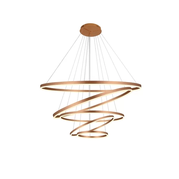 Pendente GMH Cosmos Cobre 243 watts 3000K Bivolt Ø400/600/800/1000/1200mm P-COSMOS-400-COBRE