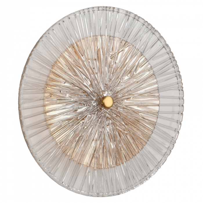 Arandela Skylight Toffee Dourado, Transparente e Âmbar 12 watts 3000K Ø300mm Bivolt SKY-3102