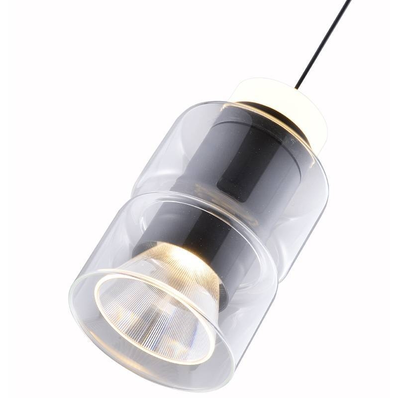 Pendente Nordecor Roz 10 watts 3000K Preto Ø98x160mm 2697