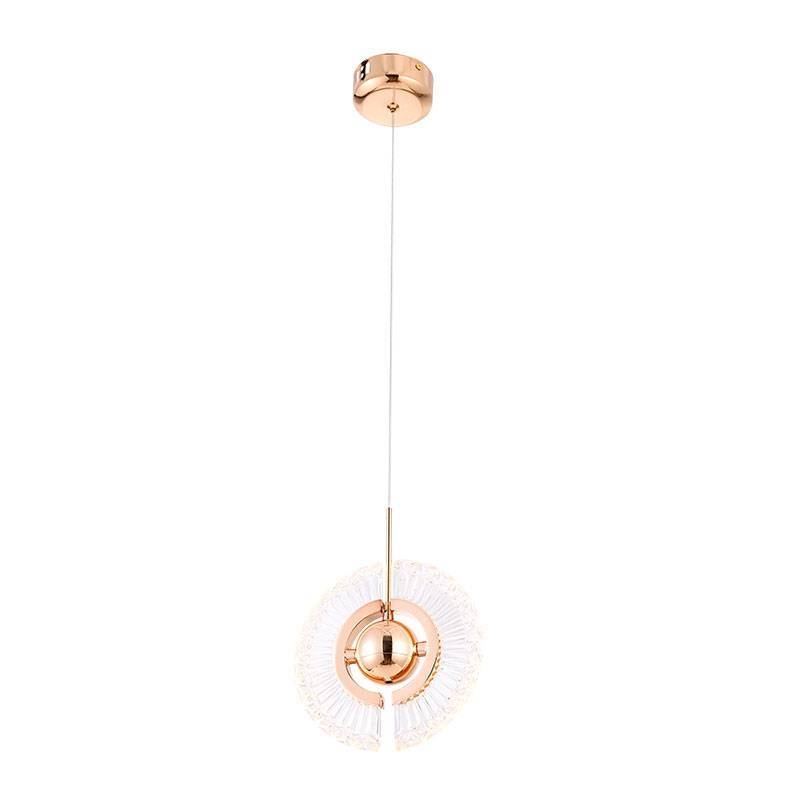 Pendente Nordecor Goud 4 watts Dourado 3000K Bivolt Ø180mm 2415