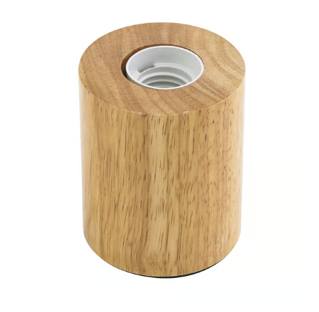 Luminária de Mesa GMH Clint Madeira 1L E27 100X80mm LCLINT