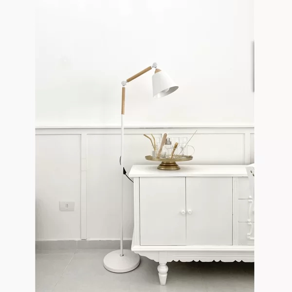 Luminária de Chão GMH Orion Branco 1L E27 1850x185mm Bivolt LC-ORION-BRANCO