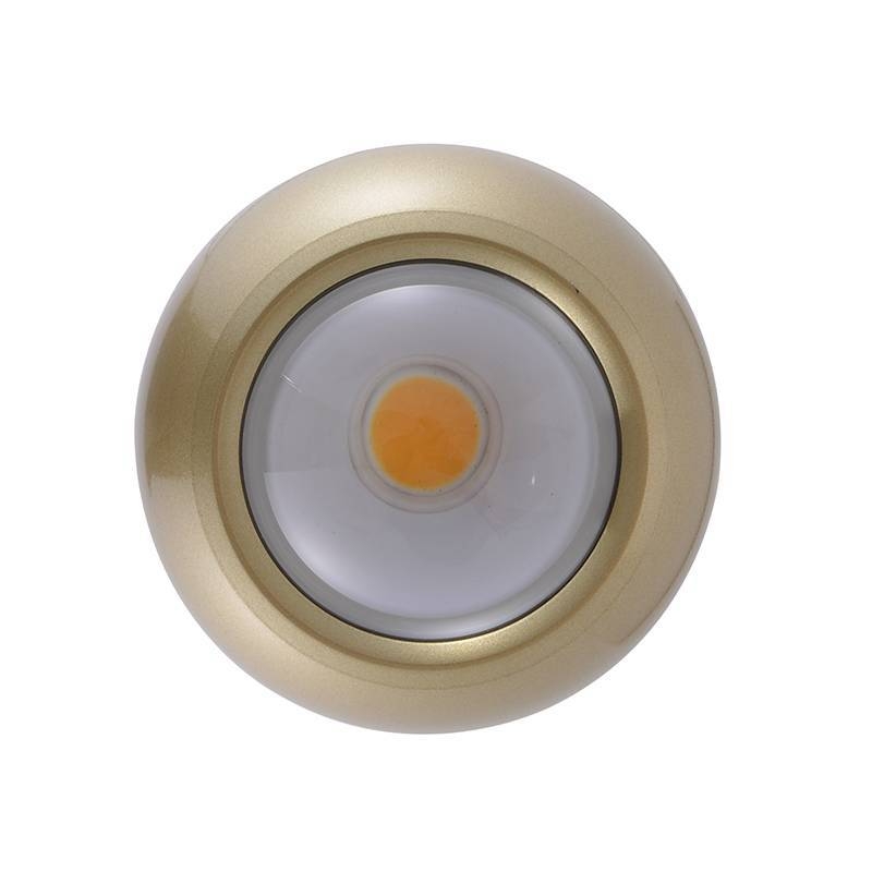Pendente Nordecor Muna 7 watts 3000K Dourado Fosco Ø100mm 2701