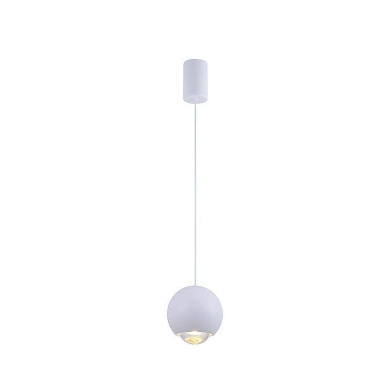 Pendente Nordecor Muna 7 watts 3000K Branco Ø100mm 2699