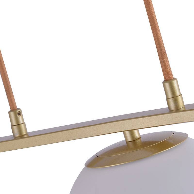 Pendente Nordecor Ibba GR 3L E27 Dourado 295x650mm 2300