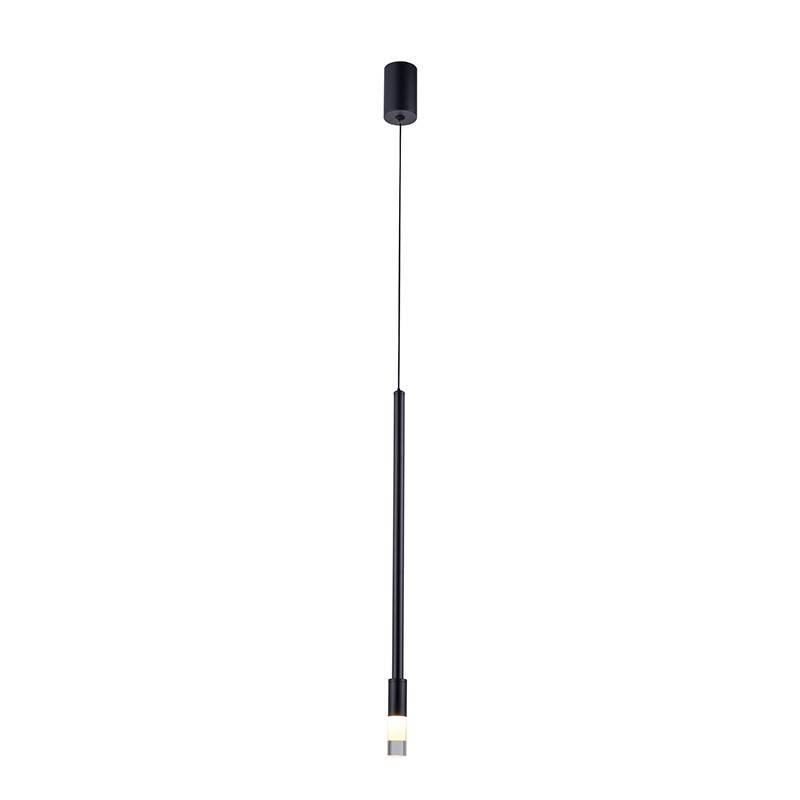 Pendente Nordecor Nima 3 watts 3000K Preto Ø25x500mm 2678