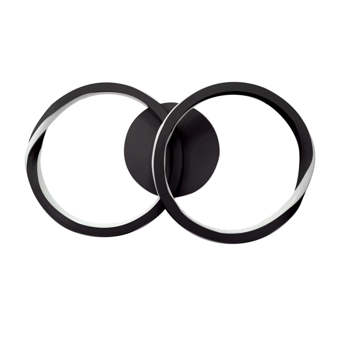 Plafon GMH Antares Preto 70 watts 3000K Bivolt 430X250X80mm PL-ANTARES-50-PRETO