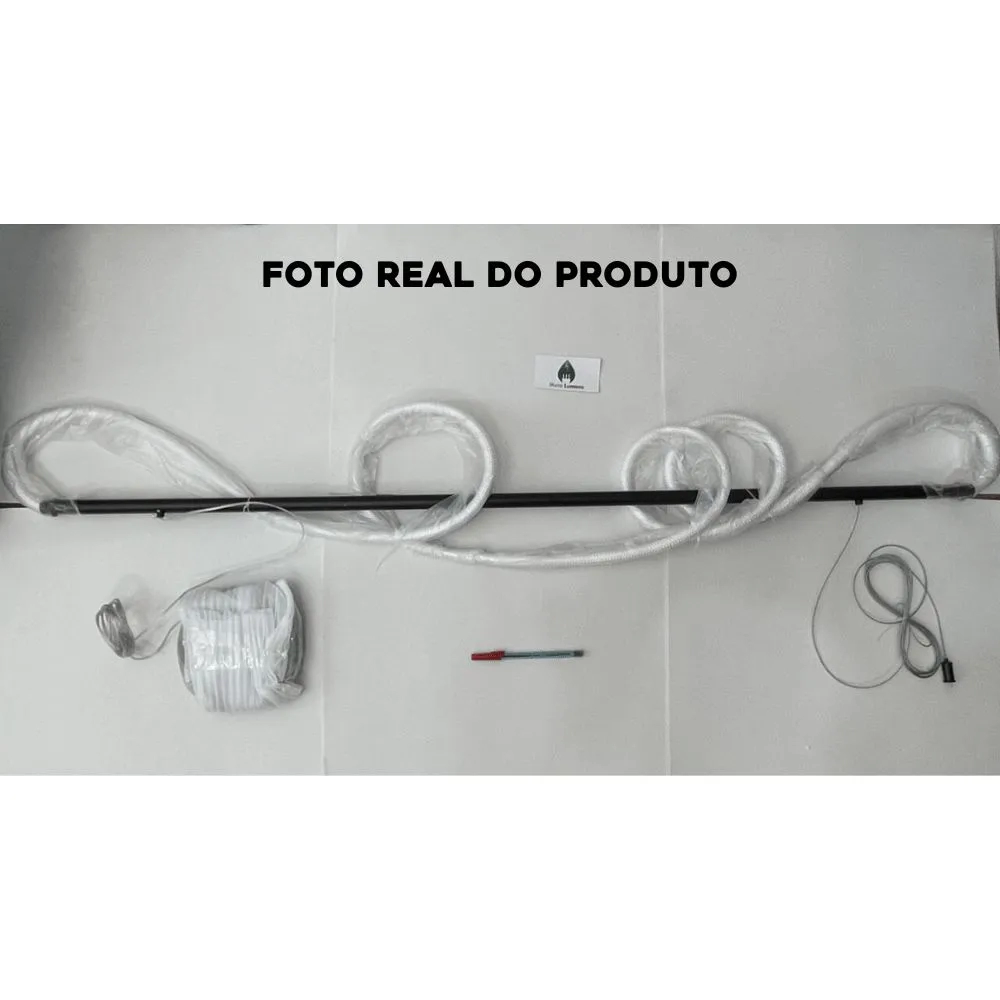 Pendente GMH Frade Preto 50 watts 3000K Bivolt 150X130X1350mm F-FRADE-PRETO