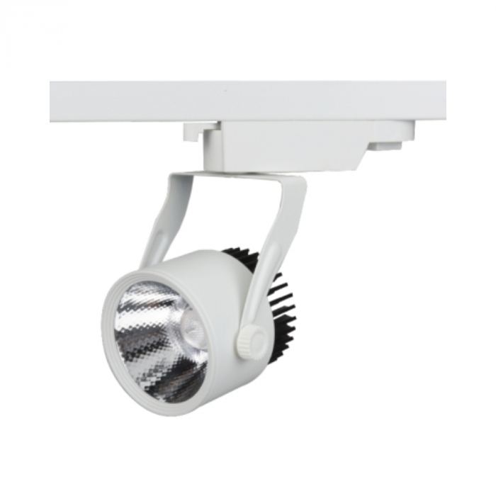 Spot para Trilho Romalux Branco 18 watts 4000K 12° 84X117X200mm IP20 Bivolt 30030