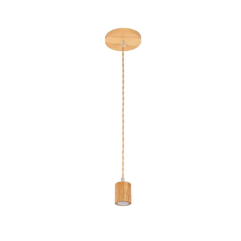 Pendente GMH Clint Madeira 1L E27 100X80mm P-CLINT