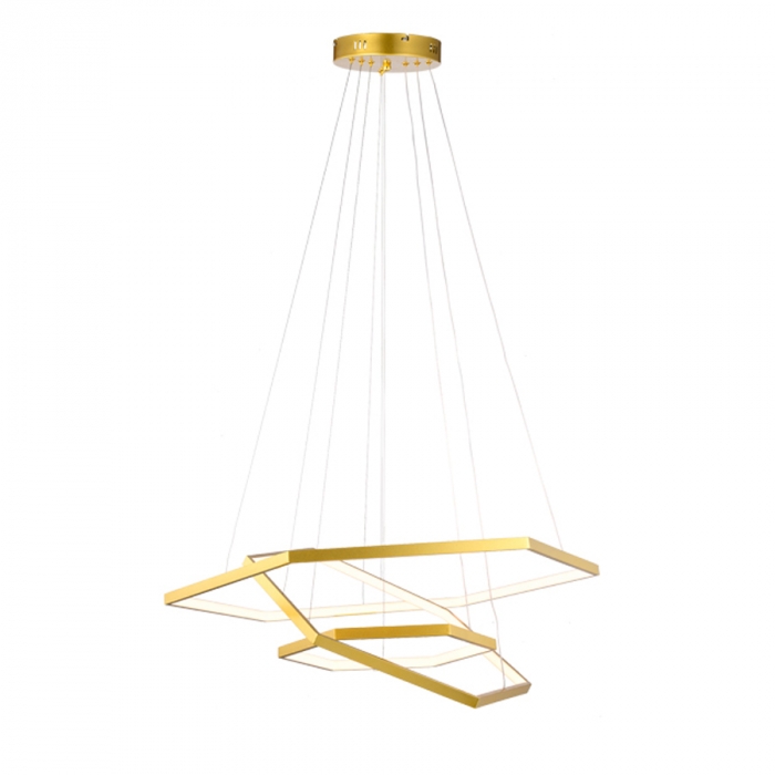 Pendente Skylight Sammy Dourado 108 watts 3000K Bivolt Ø800mm SKY-4008DO