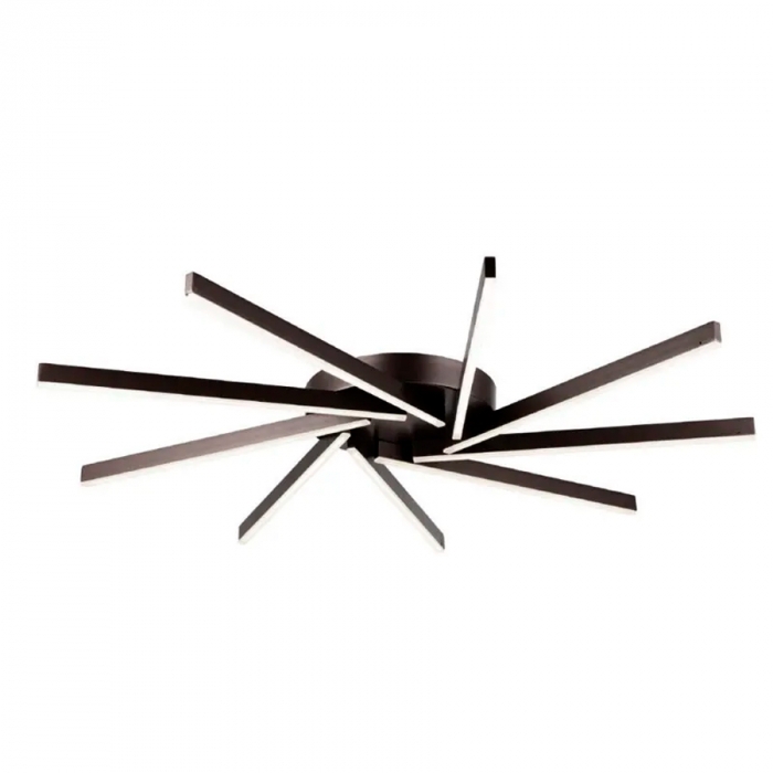 Plafon Skylight Weapon Preto 72 watts 3000K Bivolt Ø930X70mm SKY-3073PT