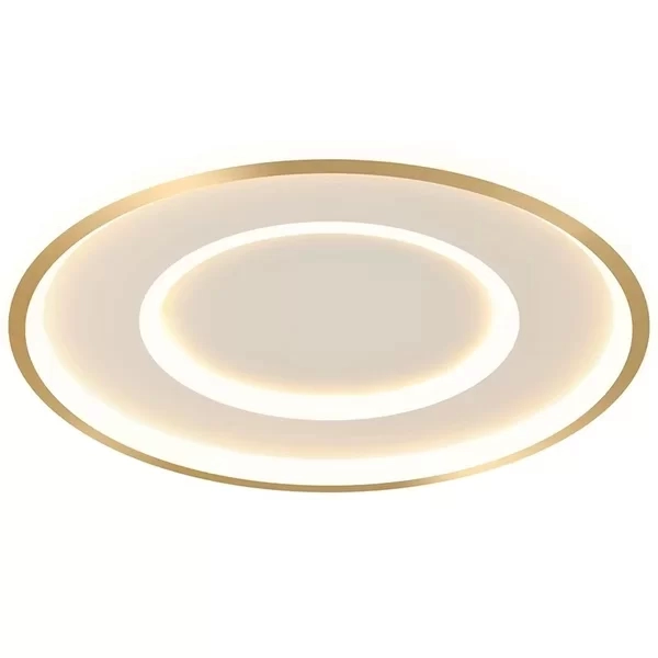 Plafon GMH Alpha Dourado 75 watts 3000K Bivolt Ø500mm PL-ALPHA-GOLD