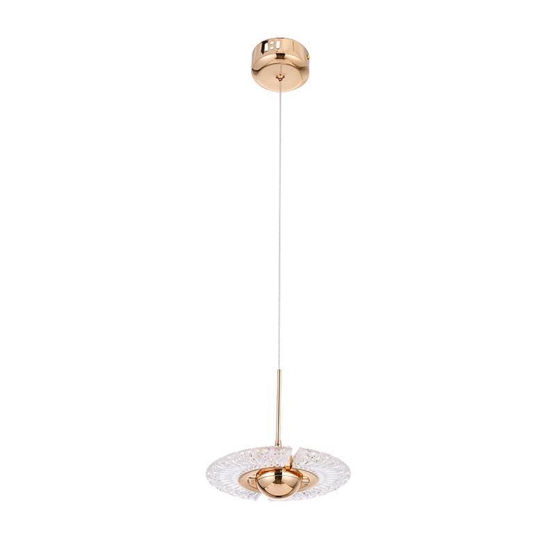 Pendente Nordecor Goud 4 watts Dourado 3000K Bivolt Ø180mm 2415
