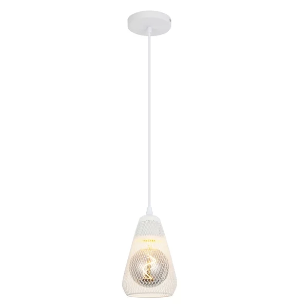 Pendente GMH Cage Branco 1L E27 Ø120x200mm P-CAGE-BRANCO