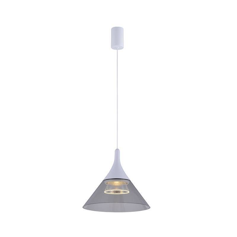 Pendente Nordecor Thom 7 watts 3000K Branco Ø195x180mm 2693