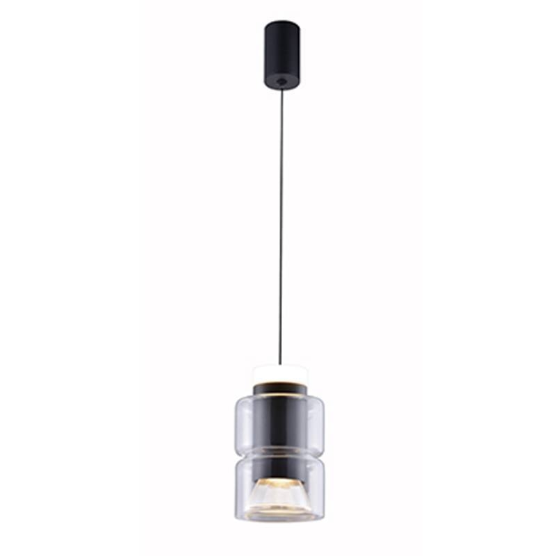 Pendente Nordecor Roz 10 watts 3000K Preto Ø98x160mm 2697