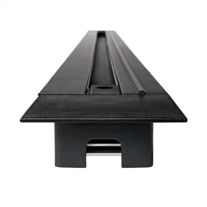 Trilho Skylight Eletrificado Embutir Preto Alumínio 1500mm Bivolt SKY-9150PT