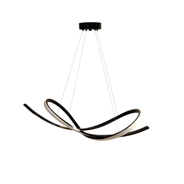 Pendente GMH Momento Preto 35 watts 3000K Bivolt 700x245mm P-MOMENTO-PRETO