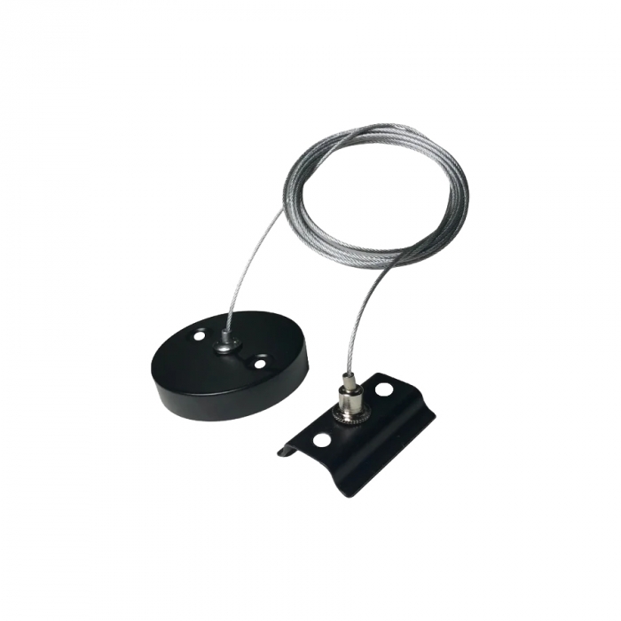 Kit p/ Suspensão de Trilho Skylight Preto SKY-176PT 3metros