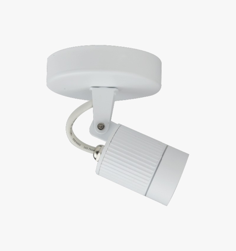 Spot Led Externo Romalux Branco 7 watts 2700K 30° 84X117X200mm IP66 Bivolt 30032A
