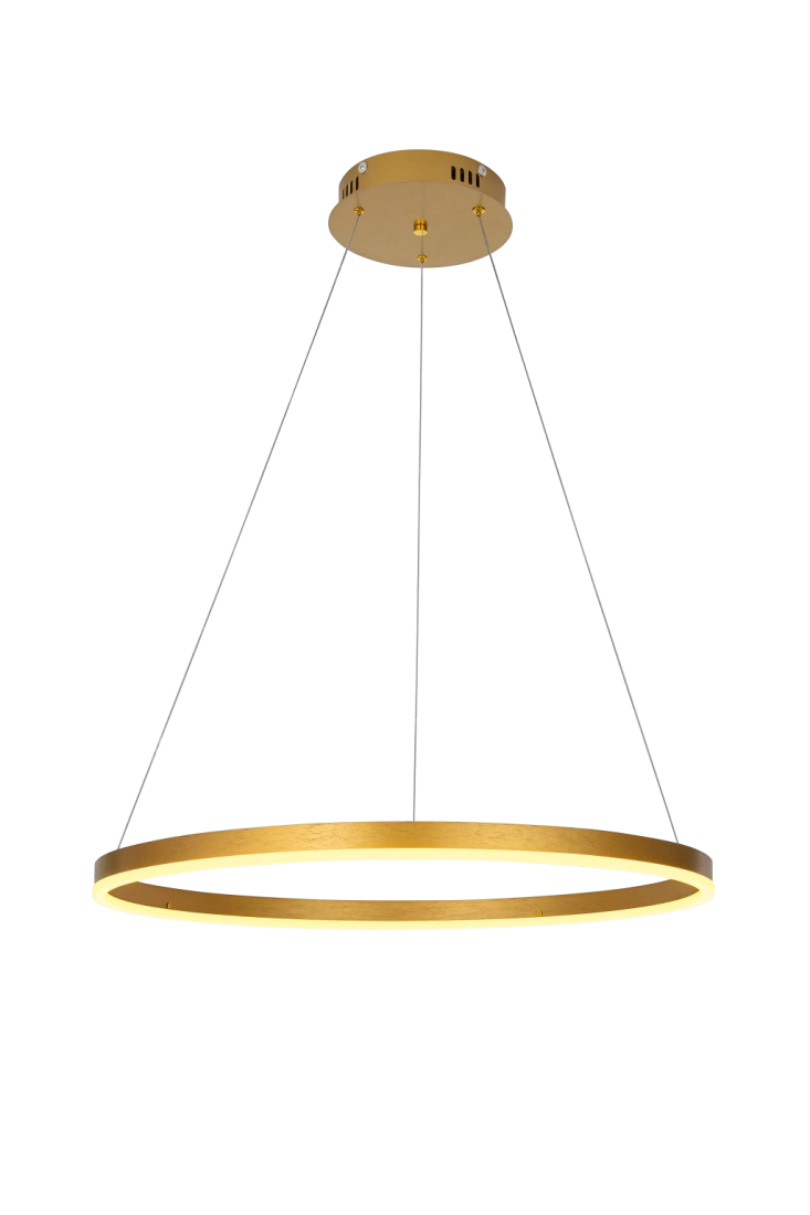 Pendente GMH Dourado 38 watts 3000K Bivolt Ø600mm P-COSMOS-60-GOLD
