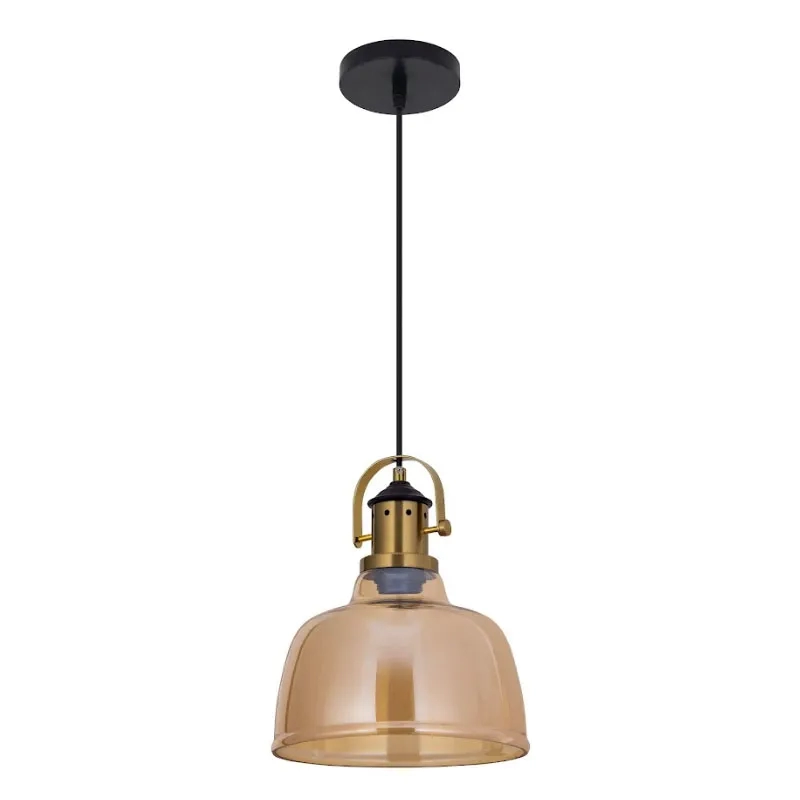 Pendente GMH Agata Âmbar 1L E27 Bivolt 290mm P-AGATA-AMBAR