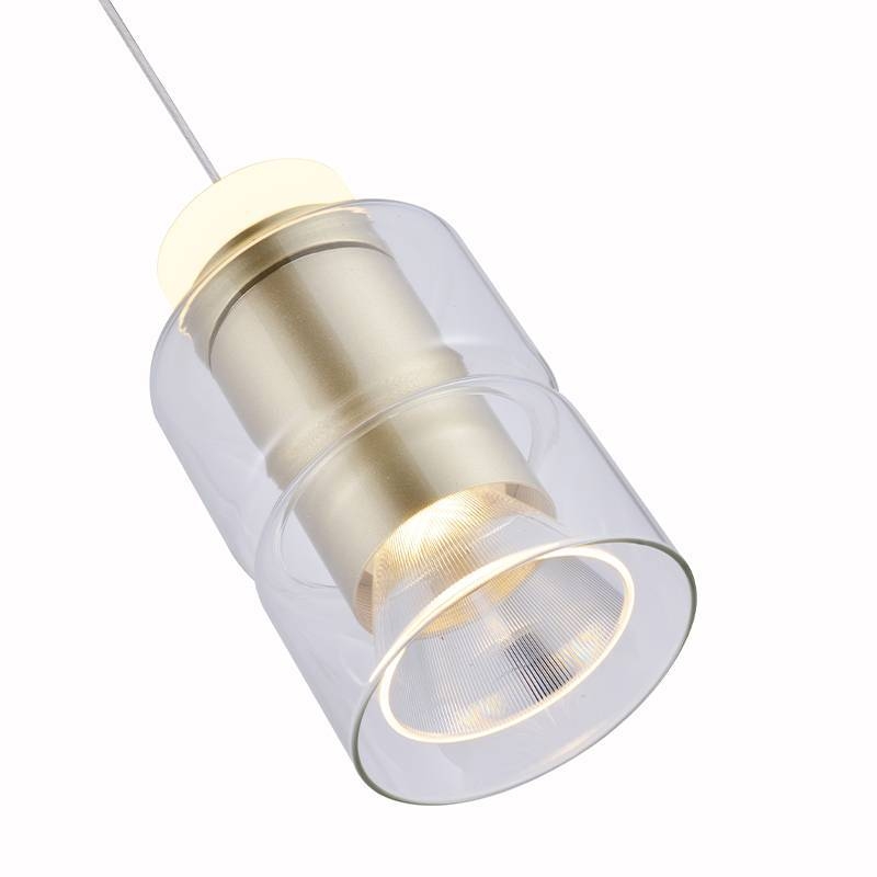 Pendente Nordecor Roz 10 watts 3000K Dourado Fosco Ø98x160mm 2698