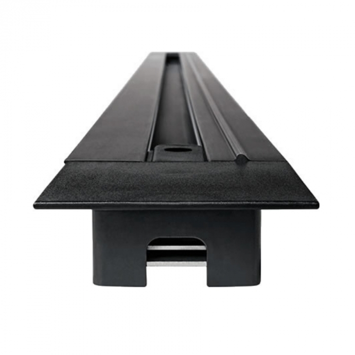 Trilho Skylight Eletrificado Embutir Preto Alumínio 1000mm Bivolt SKY-9100PT