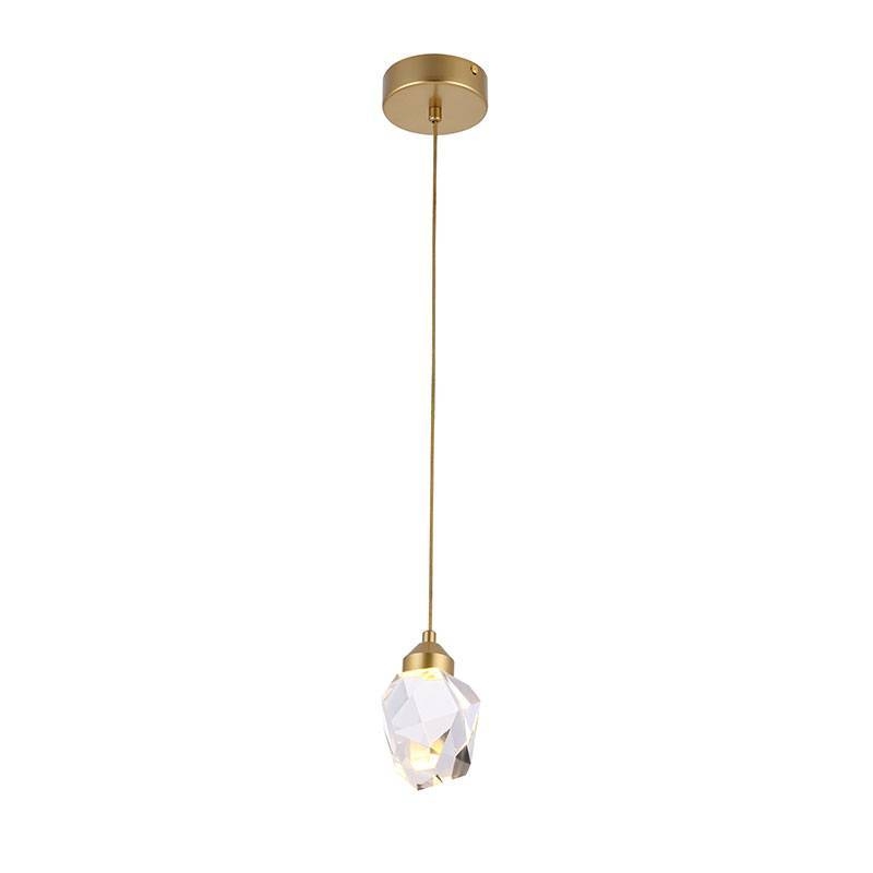 Pendente Nordecor Mya Dourado 3 watts 3000K Bivolt 140x100mm 2411