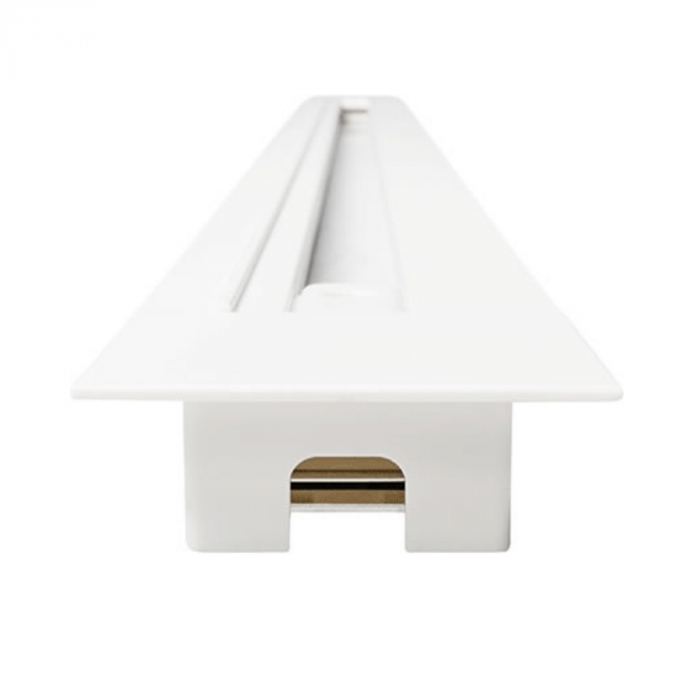 Trilho Skylight Eletrificado Embutir Branco Alumínio 1000mm Bivolt SKY-9100BR