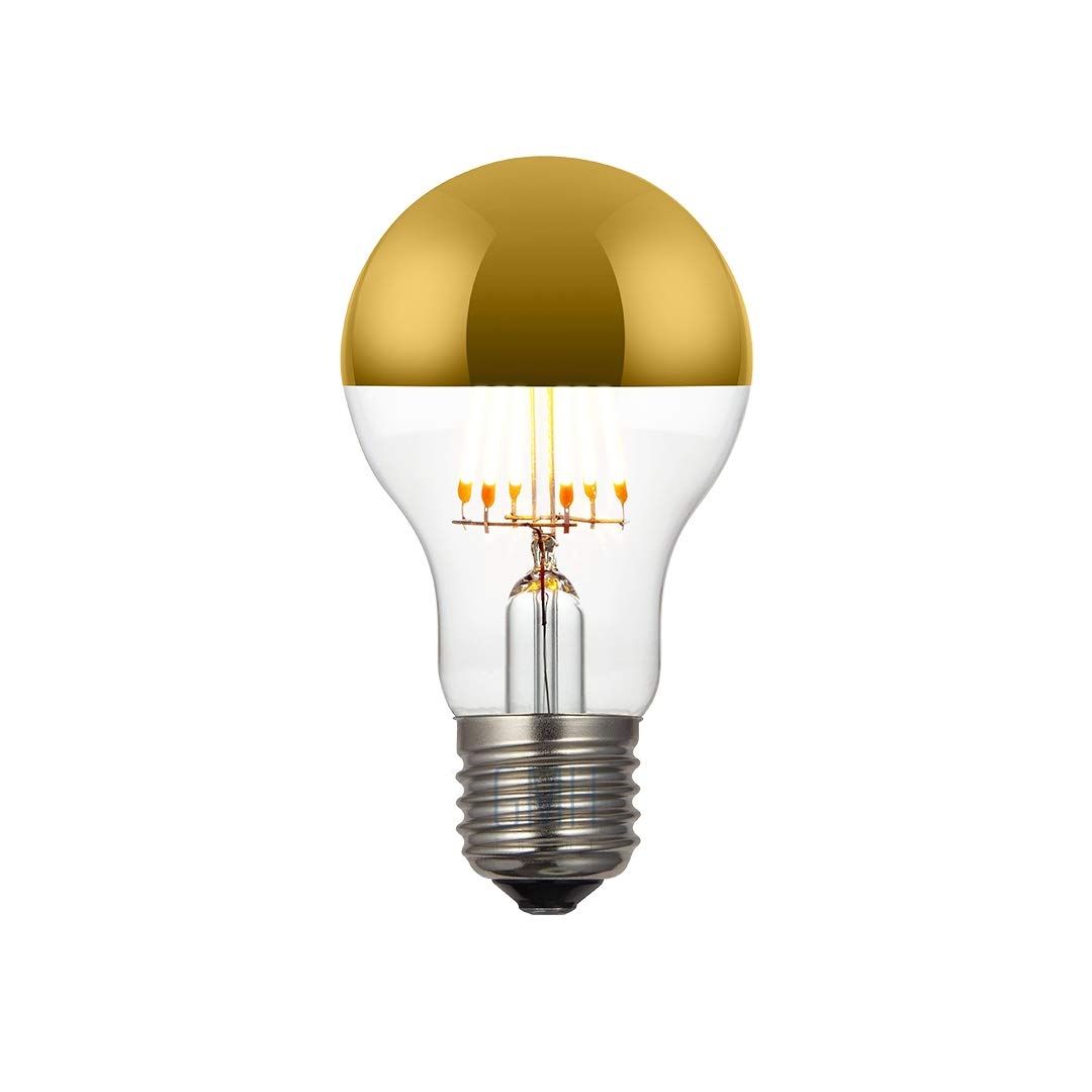 Lâmpada GMH A19 Defletora Dourado 6 watts Bivolt 2200K LA190GOLD-6W