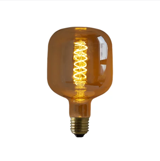 Lâmpada GMH U120 Filamento Spiral Âmbar Bivolt 2200K LU120-S-4W