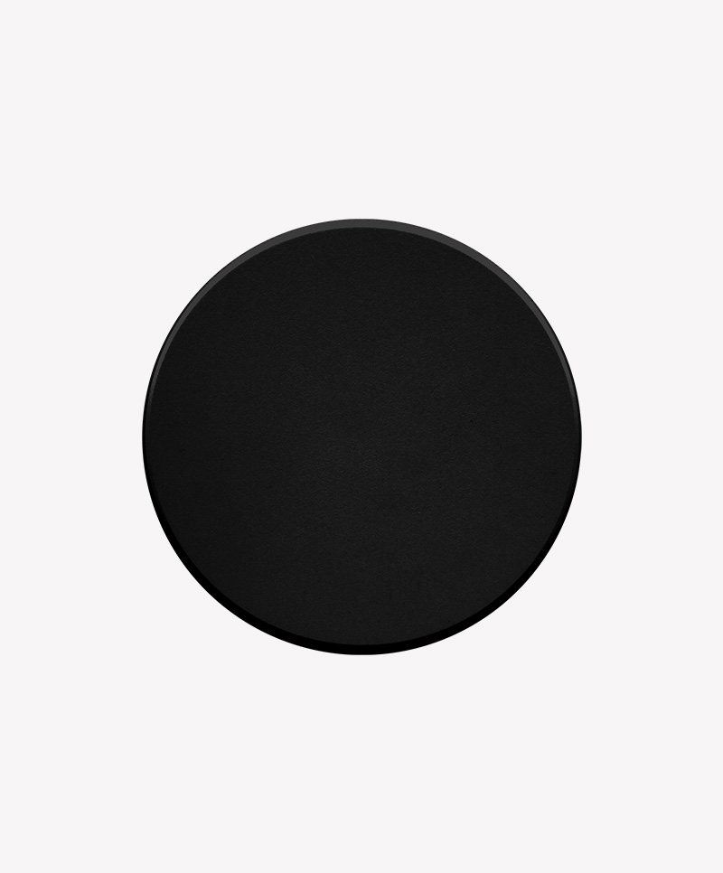 Arandela Opus Eclipse 12 Watts 3000K Preto IP65 Ø160mm OPS 81737