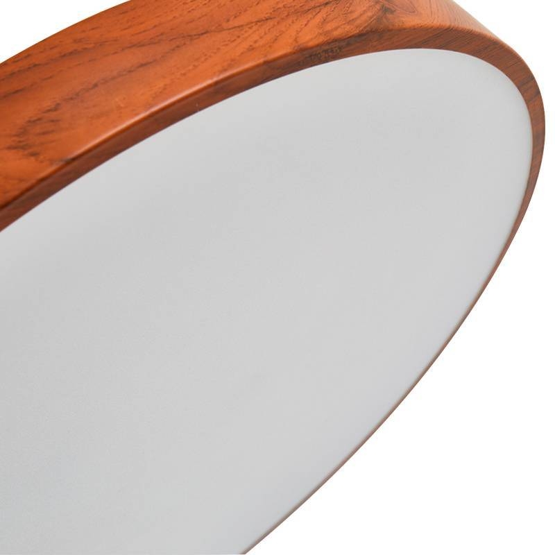 Pendente Nordecor Oris 36 watts Imbuia 3000K Bivolt Ø600x50mm 2455