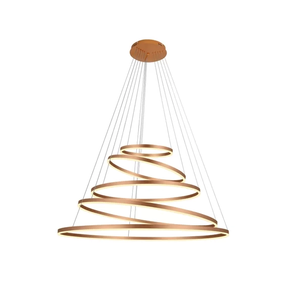 Pendente GMH Cosmos Cobre 243 watts 3000K Bivolt Ø400/600/800/1000/1200mm P-COSMOS-400-COBRE