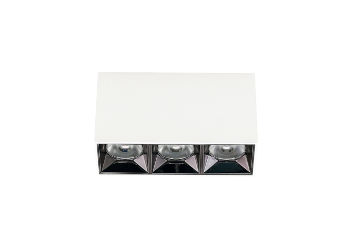 Mini Wall Washer Sobrepor Romalux 12 watts 24° 2700K IP20 120x66x42mm 80220