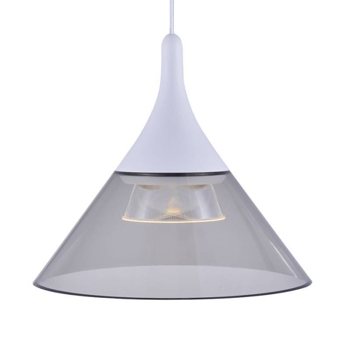 Pendente Nordecor Thom 7 watts 3000K Branco Ø195x180mm 2693