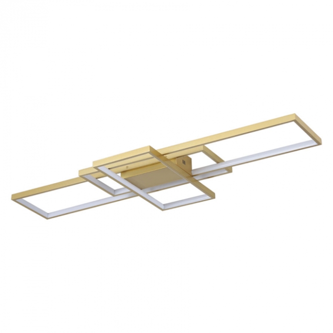 Plafon Skylight Puzzle Dourado 90 watts 3000K Bivolt 1050X420X100mm SKY-3072DO