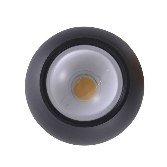 Pendente Nordecor Muna 7 watts 3000K Preto Ø100mm 2700