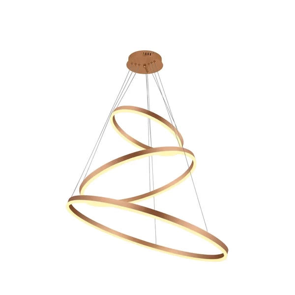 Pendente GMH Cosmos Cobre 113 watts 3000K Bivolt Ø400/600/800mm P-COSMOS-180-COBRE