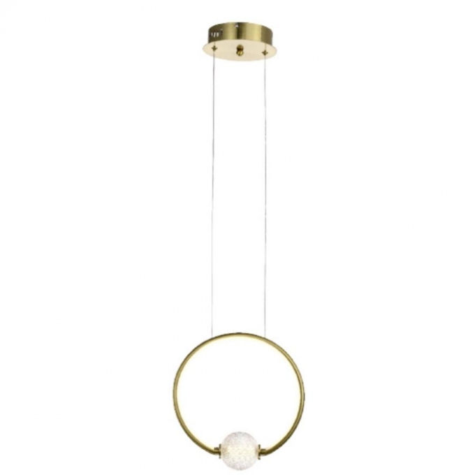 Pendente Skylight Letto Gold e Transparente 10 watts 3000K Bivolt Ø200mm SKY-3093
