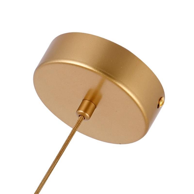 Pendente Nordecor Zoe 3 watts Dourado 3000K Bivolt 200x160mm 2412
