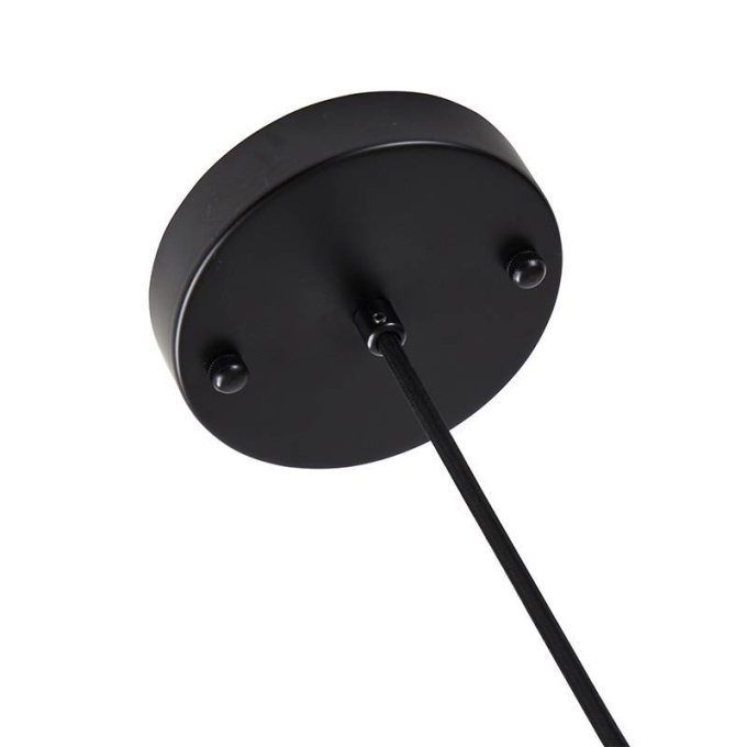 Pendente Nordecor Pean 3 watts 3000K Preto Ø25x435mm 2517
