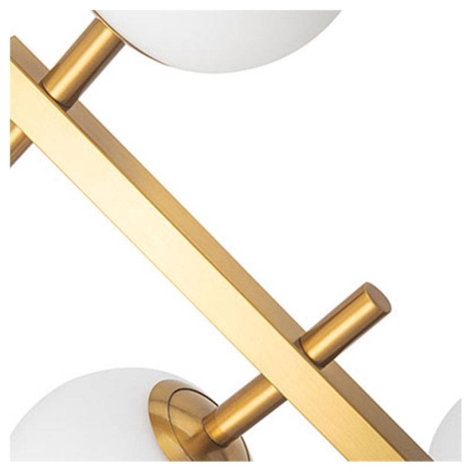 Pendente Nordecor Romai Desa 4L G9 Dourado 500x120mm 2274