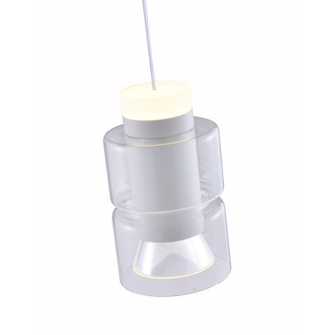 Pendente Nordecor Roz 10 watts 3000K Branco Ø98x160mm 2696