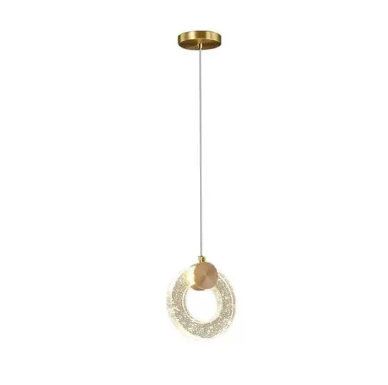 Pendente GMH Urano Dourado 5 watts 3000K Bivolt 155mm P-URANO-GOLD